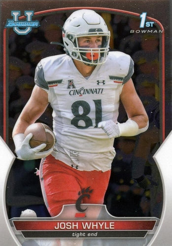 #89 Josh Whyle - Cincinnati Bearcats - 2022 Bowman Chrome University Football