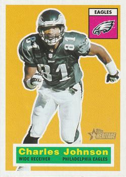 #89 Charles Johnson - Philadelphia Eagles - 2001 Topps Heritage Football