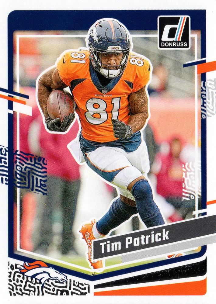 #89 Tim Patrick - Denver Broncos - 2023 Donruss Football