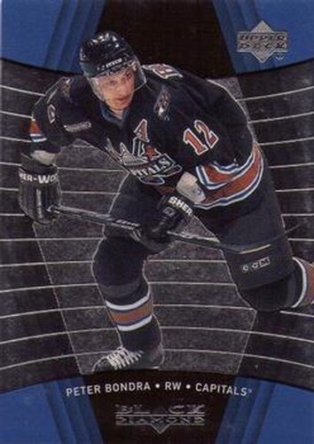 #89 Peter Bondra - Washington Capitals - 1999-00 Upper Deck Black Diamond Hockey