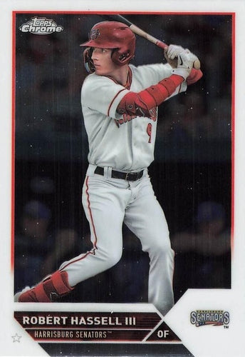 #PDC-89 Robert Hassell III - Harrisburg Senators - 2023 Topps Pro Debut - Chrome Baseball
