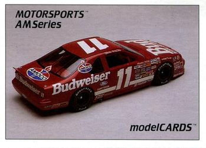 #89 Bill Elliott's Car - Junior Johnson & Associates - 1992 Motorsports Modelcards AM Series Racing