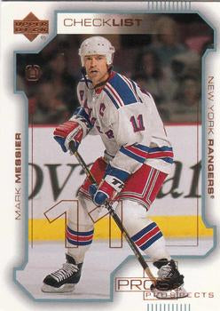 #89 Mark Messier - New York Rangers - 2000-01 Upper Deck Pros & Prospects Hockey