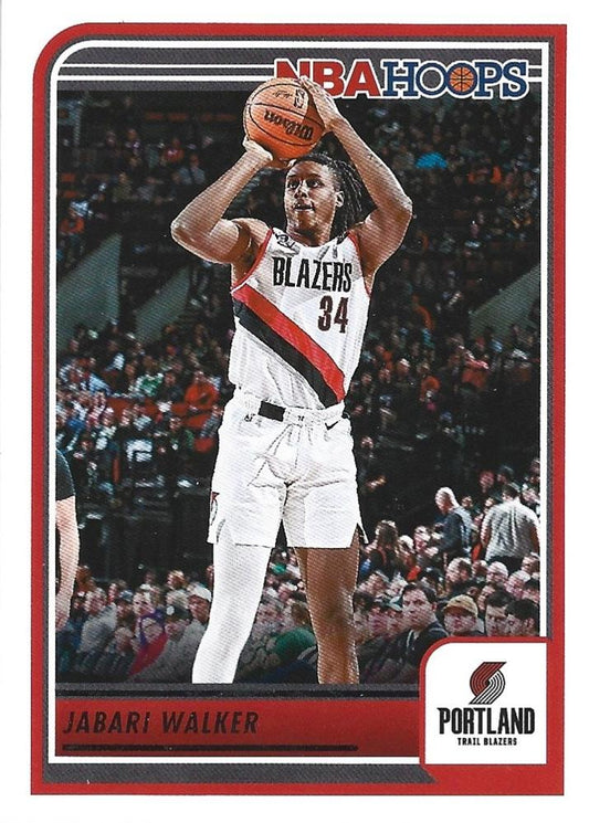 #89 Jabari Walker - Portland Trail Blazers - 2023-24 Hoops Basketball