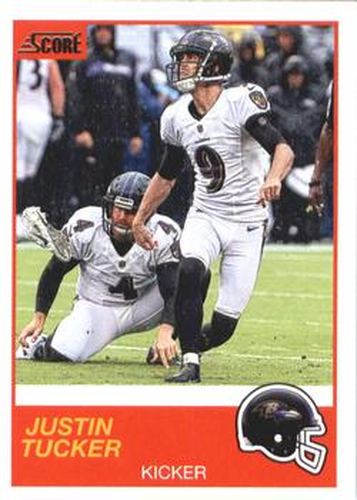 #89 Justin Tucker - Baltimore Ravens - 2019 Score Football