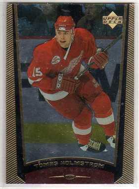 #89 Tomas Holmstrom - Detroit Red Wings - 1998-99 Upper Deck Gold Reserve Hockey