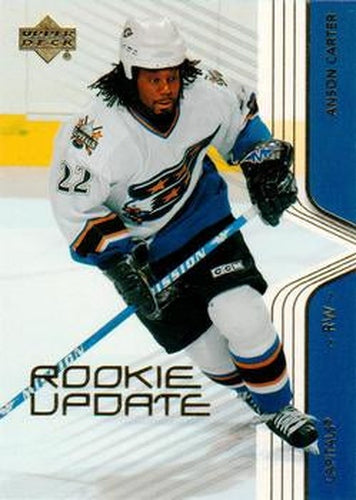 #89 Anson Carter - Washington Capitals - 2003-04 Upper Deck Rookie Update Hockey