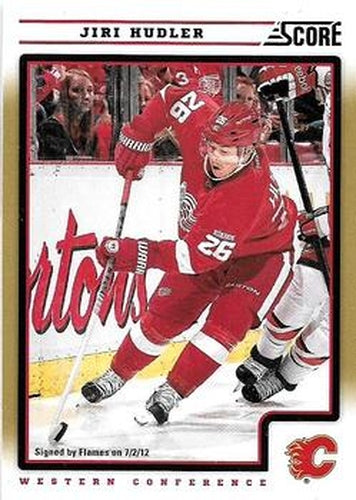 #89 Jiri Hudler - Calgary Flames - 2012-13 Score - Gold Rush Hockey