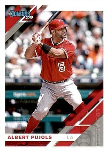 #89 Albert Pujols - Los Angeles Angels - 2019 Donruss Baseball