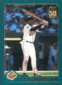 #T89 Tony Batista - Baltimore Orioles - 2001 Topps Traded & Rookies Baseball