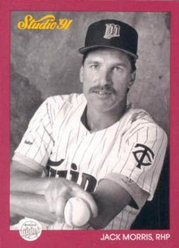 #89 Jack Morris - Minnesota Twins - 1991 Studio Baseball