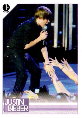 #89 For the fans in Miami Beach at the 2010 Pepsi - 2010 Panini Justin Bieber