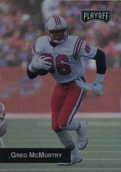 #89 Greg McMurtry - New England Patriots - 1993 Playoff Football