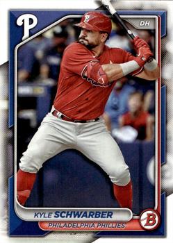 #89 Kyle Schwarber - Philadelphia Phillies - 2024 Bowman Baseball