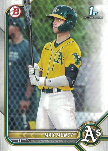 #BP-89 Max Muncy - Oakland Athletics - 2022 Bowman - Prospects Baseball