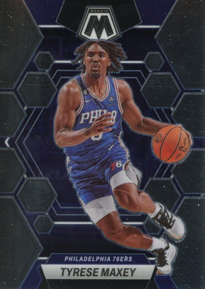 #89 Tyrese Maxey - Philadelphia 76ers - 2022-23 Panini Mosaic Basketball