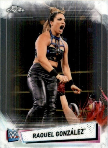 #89 Raquel Gonz‡lez - 2021 Topps WWE Chrome Wrestling