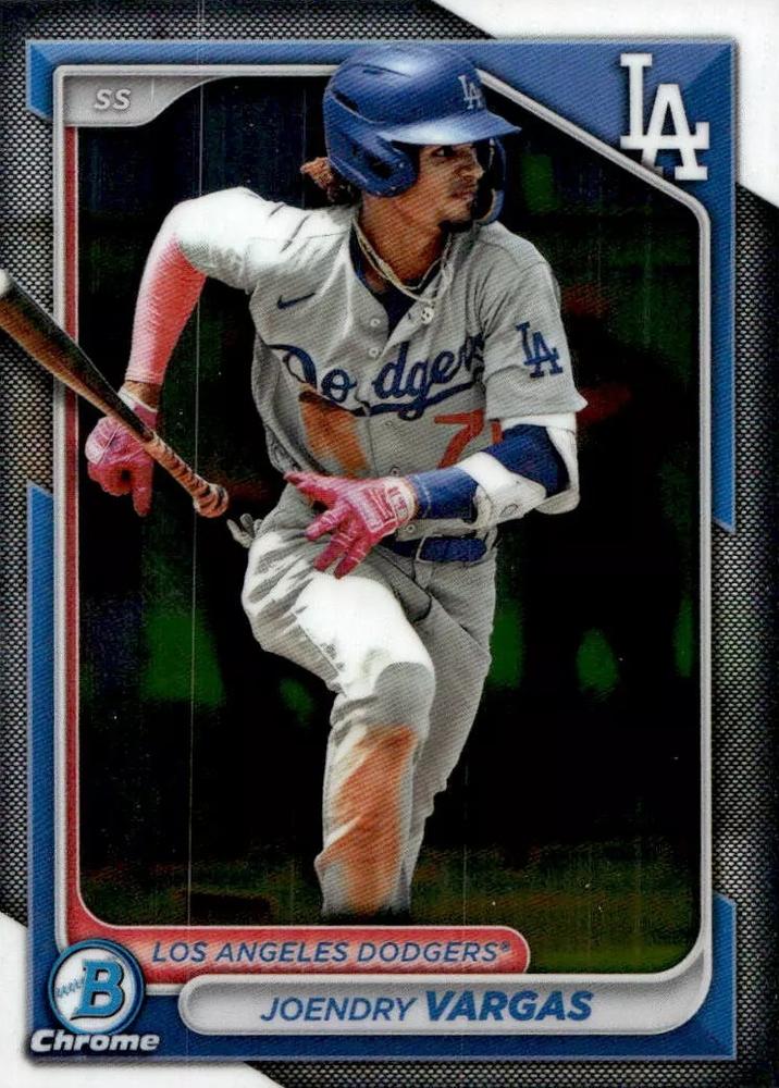 #BCP-89 Joendry Vargas - Los Angeles Dodgers - 2024 Bowman - Chrome Prospects Baseball