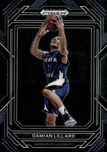 #89 Damian Lillard - Weber State Wildcats - 2023 Panini Prizm Draft Picks Basketball