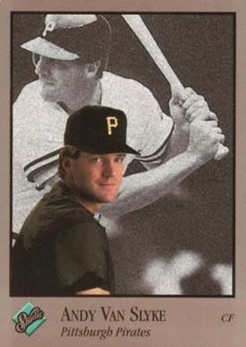 #89 Andy Van Slyke - Pittsburgh Pirates - 1992 Studio Baseball