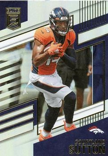 #89 Courtland Sutton - Denver Broncos - 2022 Donruss Elite Football