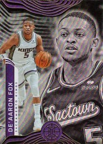 #89 De'Aaron Fox - Sacramento Kings - 2021-22 Panini Illusions Basketball