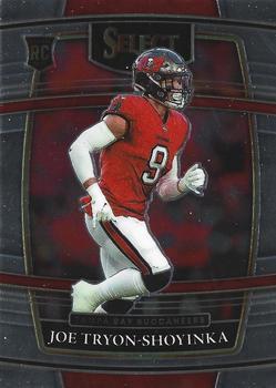 #89 Joe Tryon-Shoyinka - Tampa Bay Buccaneers - 2021 Panini Select - Black and Gold Prizm Die Cut Football