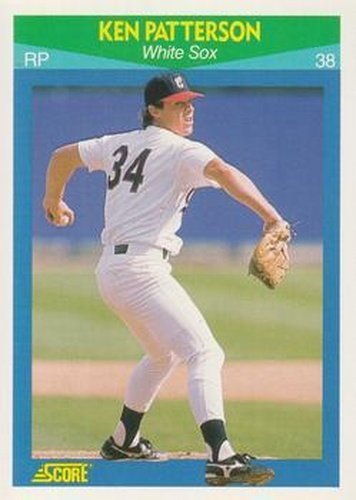 #89 Ken Patterson - Chicago White Sox - 1990 Score Rising Stars Baseball