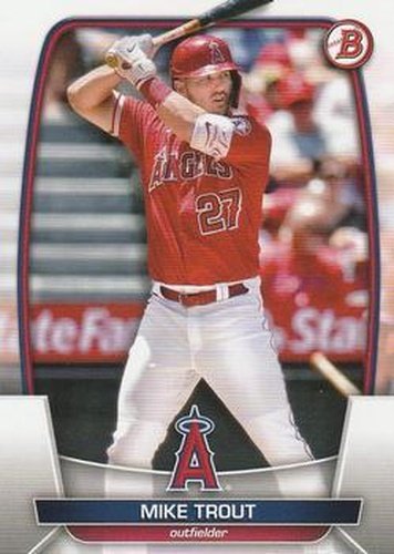 #89 Mike Trout - Los Angeles Angels - 2023 Bowman Baseball