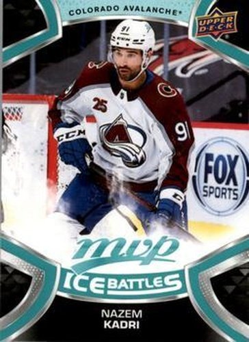 #89 Nazem Kadri - Colorado Avalanche - 2021-22 Upper Deck MVP - Ice Battles Hockey
