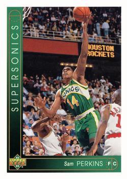 #89 Sam Perkins - Seattle SuperSonics - 1993-94 Upper Deck Basketball