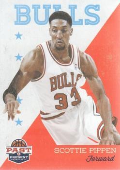 #89 Scottie Pippen - Chicago Bulls - 2011-12 Panini Past & Present Basketball