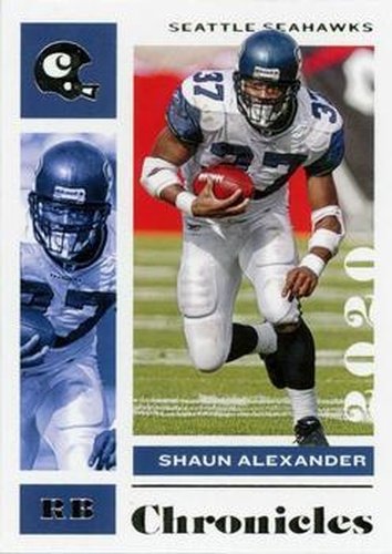 #89 Shaun Alexander - Seattle Seahawks - 2020 Panini Chronicles Football