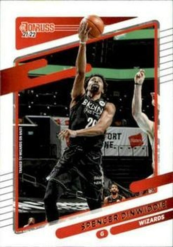 #89 Spencer Dinwiddie - Washington Wizards - 2021-22 Donruss Basketball