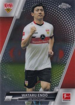 #89 Wataru Endo - VfB Stuttgart - 2021-22 Topps Chrome Bundesliga Soccer