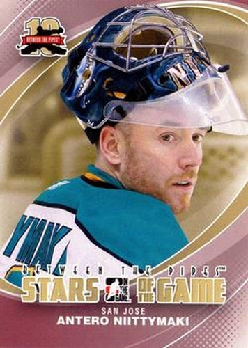 #89 Antero Niittymaki - San Jose Sharks - 2011-12 In The Game Between The Pipes Hockey