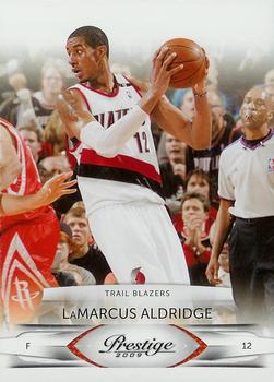 #89 LaMarcus Aldridge - Portland Trail Blazers - 2009-10 Panini Prestige Basketball