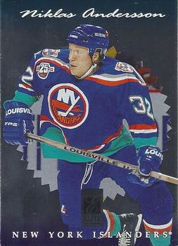 #89 Niklas Andersson - New York Islanders - 1996-97 Donruss Elite Hockey