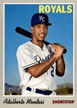 #89 Adalberto Mondesi - Kansas City Royals - 2019 Topps Heritage Baseball