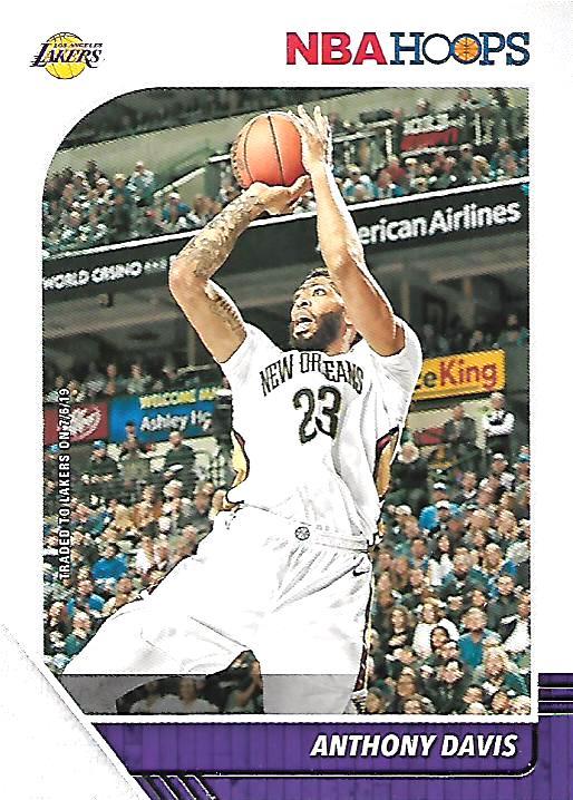 #89 Anthony Davis - Los Angeles Lakers - 2019-20 Hoops Basketball