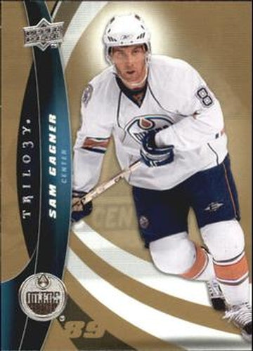 #89 Sam Gagner - Edmonton Oilers - 2009-10 Upper Deck Trilogy Hockey