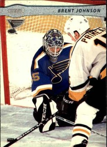 #89 Brent Johnson - St. Louis Blues - 2001-02 Stadium Club Hockey
