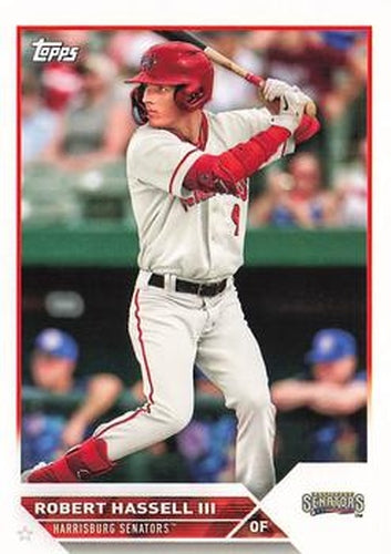 #PD-89 Robert Hassell III - Harrisburg Senators - 2023 Topps Pro Debut Baseball