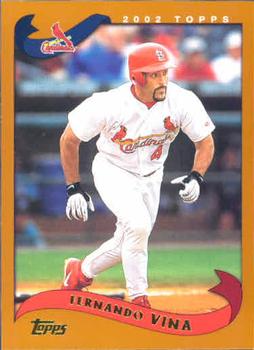 #89 Fernando Vina - St. Louis Cardinals - 2002 Topps Baseball