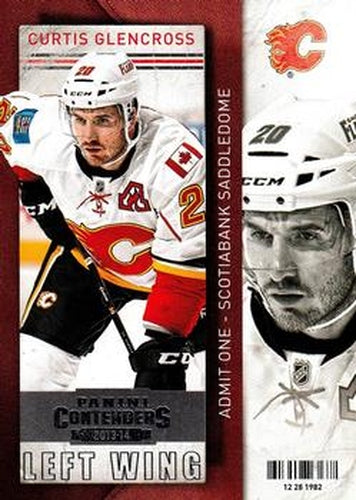 #89 Curtis Glencross - Calgary Flames - 2013-14 Panini Contenders Hockey