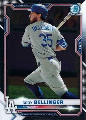 #89 Cody Bellinger - Los Angeles Dodgers - 2021 Bowman Chrome Baseball