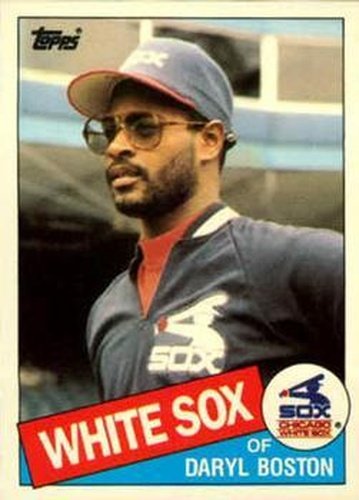 #8T Daryl Boston - Chicago White Sox - 1985 Topps Traded Baseball