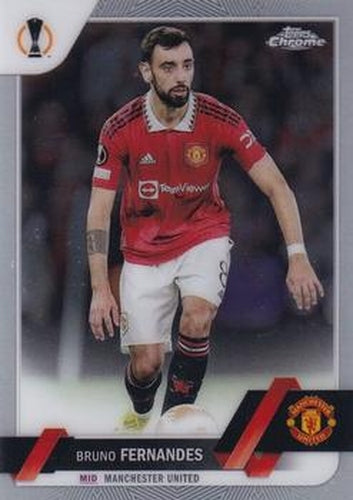 #8 Bruno Fernandes - Manchester United - 2022-23 Topps Chrome UEFA Club Competitions Soccer