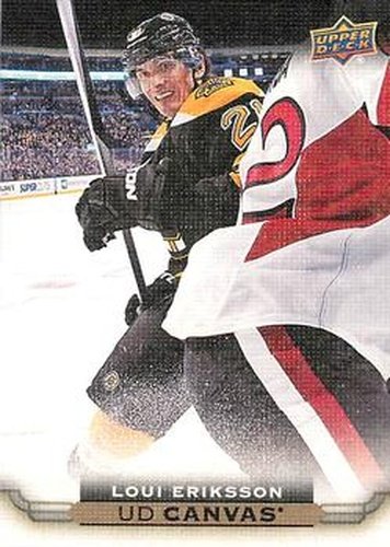 #C8 Loui Eriksson - Boston Bruins - 2015-16 Upper Deck - UD Canvas Hockey