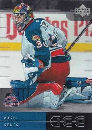 #68 Marc Denis - Columbus Blue Jackets - 2000-01 Upper Deck Ice Hockey